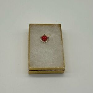 *NEW* Elegant Red Heart Pendant Necklace